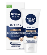 Nivea Men Sensitive Skin And Stubble Gel Moisturiser For Face 50mL